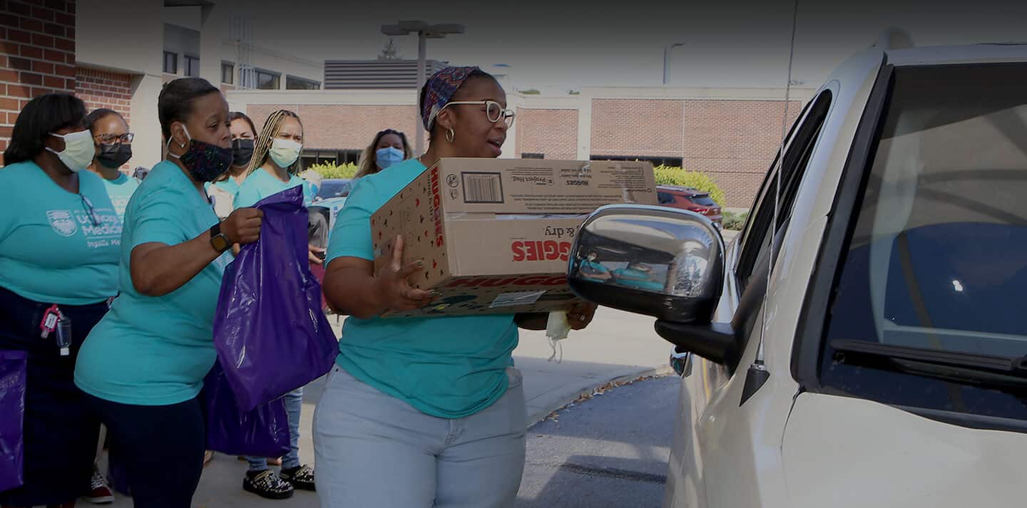 building community Chicago Southland baby shower