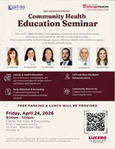 Community Health Seminar Class